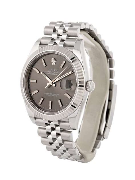 rolex datejust 2 41mm acc oro ardesia prezzo|rolex datejust 36 mm.